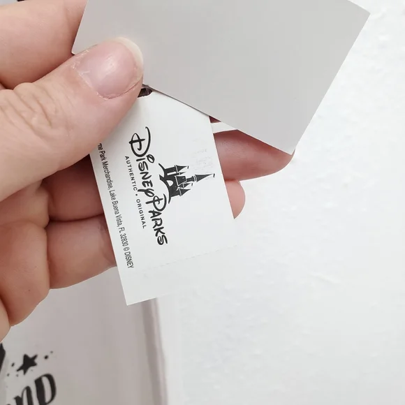 NWT Disney Store Park Ringer Style "Happy Place" Mickey Mouse Graphic Tee Shirt - Picture 9 of 10